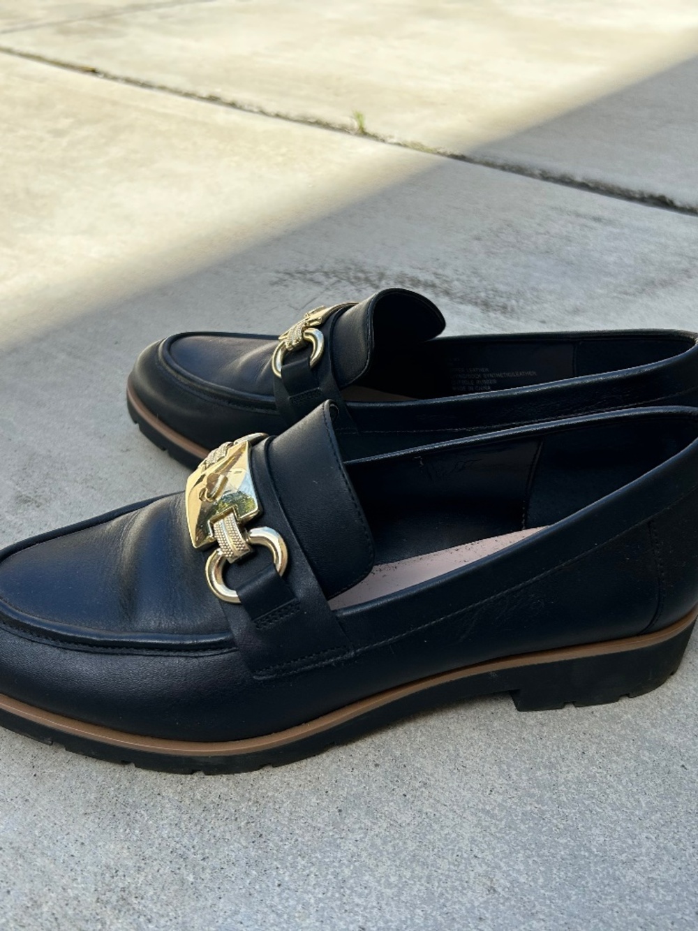 Kate Spade Kolby Black Leather Loafer 8